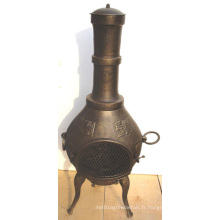 BBQ, cheminée en fonte Chiminea (FSL002), fonte Chimenea
